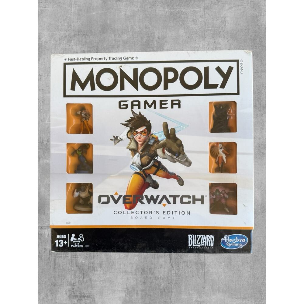 Monopoly Gamer Overwatch Collector’s Edition Board Game NEW SEALED Blizzard 2019